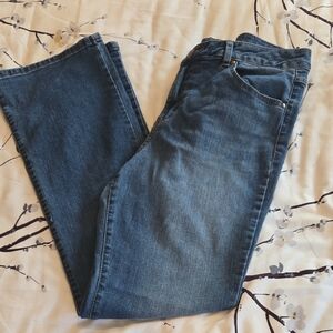 d. jeans Women's Straight Leg Jeans - Dark Blue